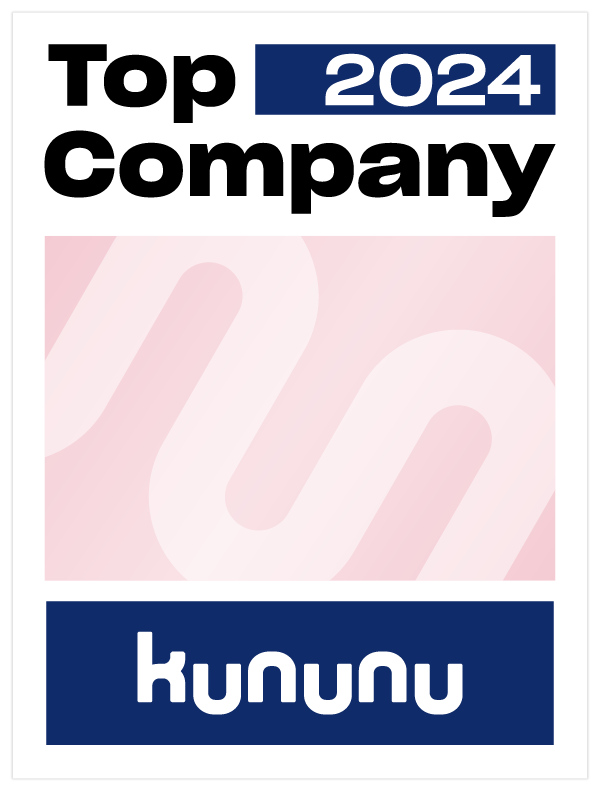 Siegel der kununu Top Company Auszeichnung 2024