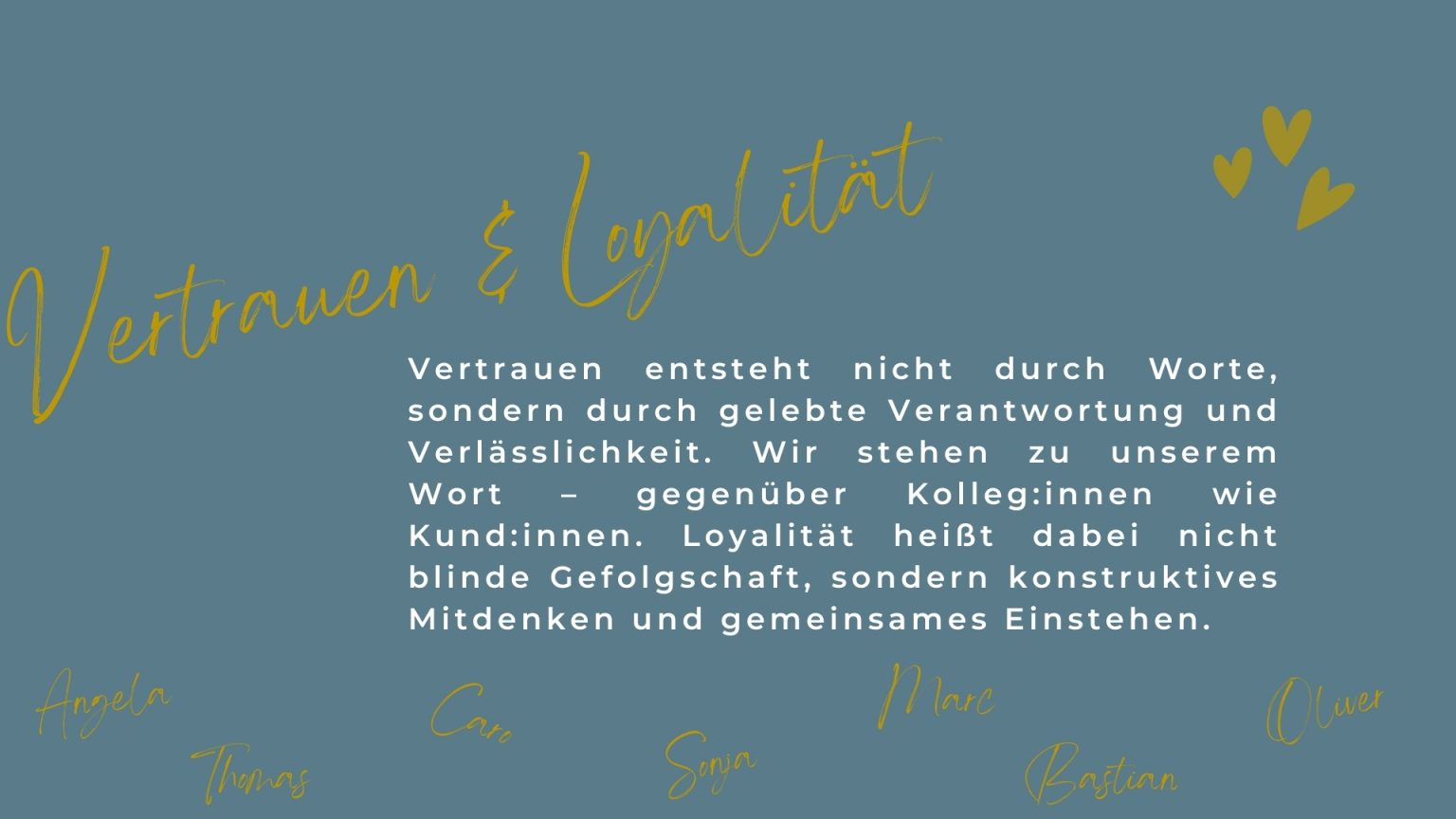 Vertrauen & Loyalität