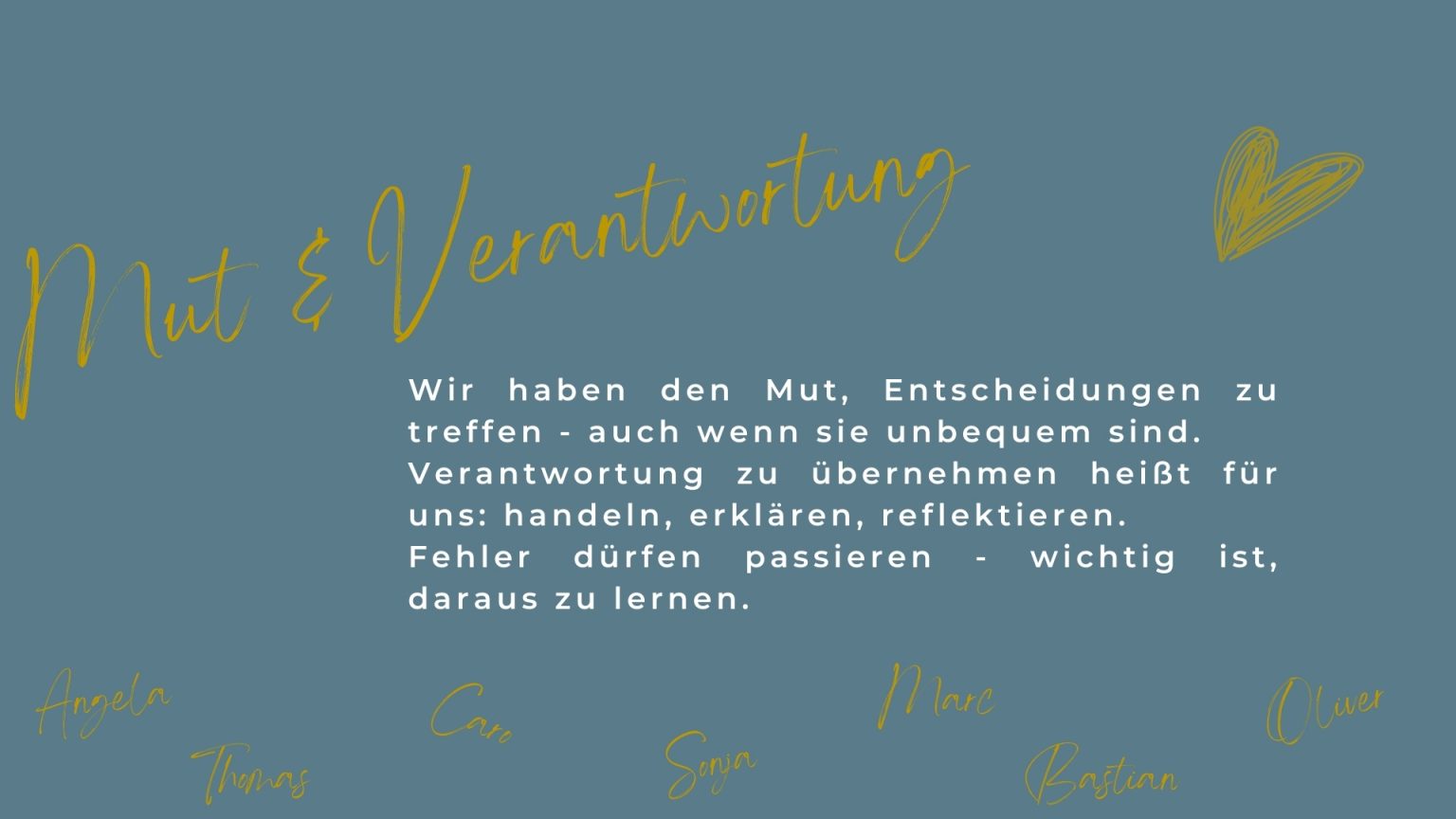 Mut & Verantwortung
