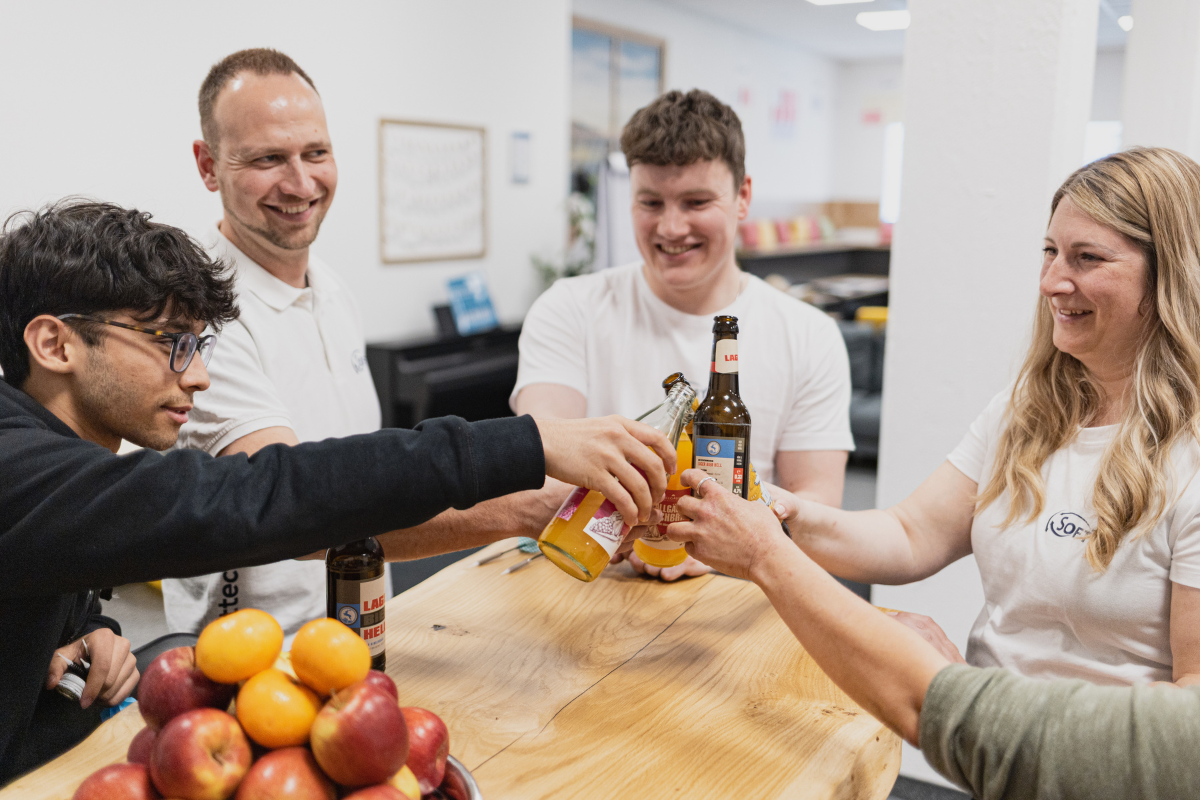 Gemeinsame Zeit im Team von SoftTec