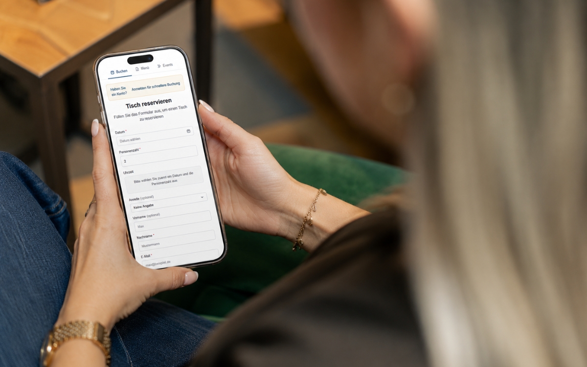 Restaurant online sichtbar, Gäste finden Ihr Menü und reservieren direkt