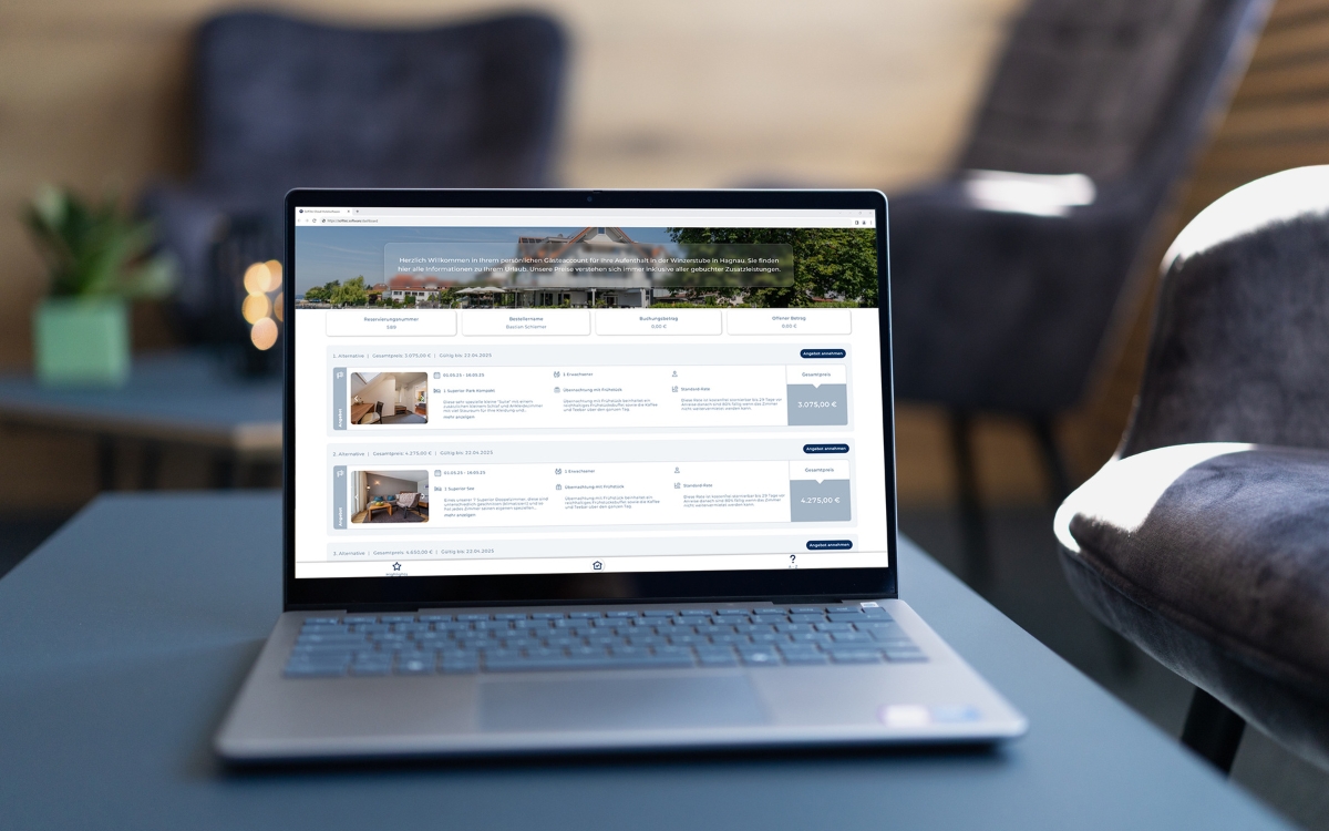 Angebotsmanager der SoftTec Cloud Hotelsoftware