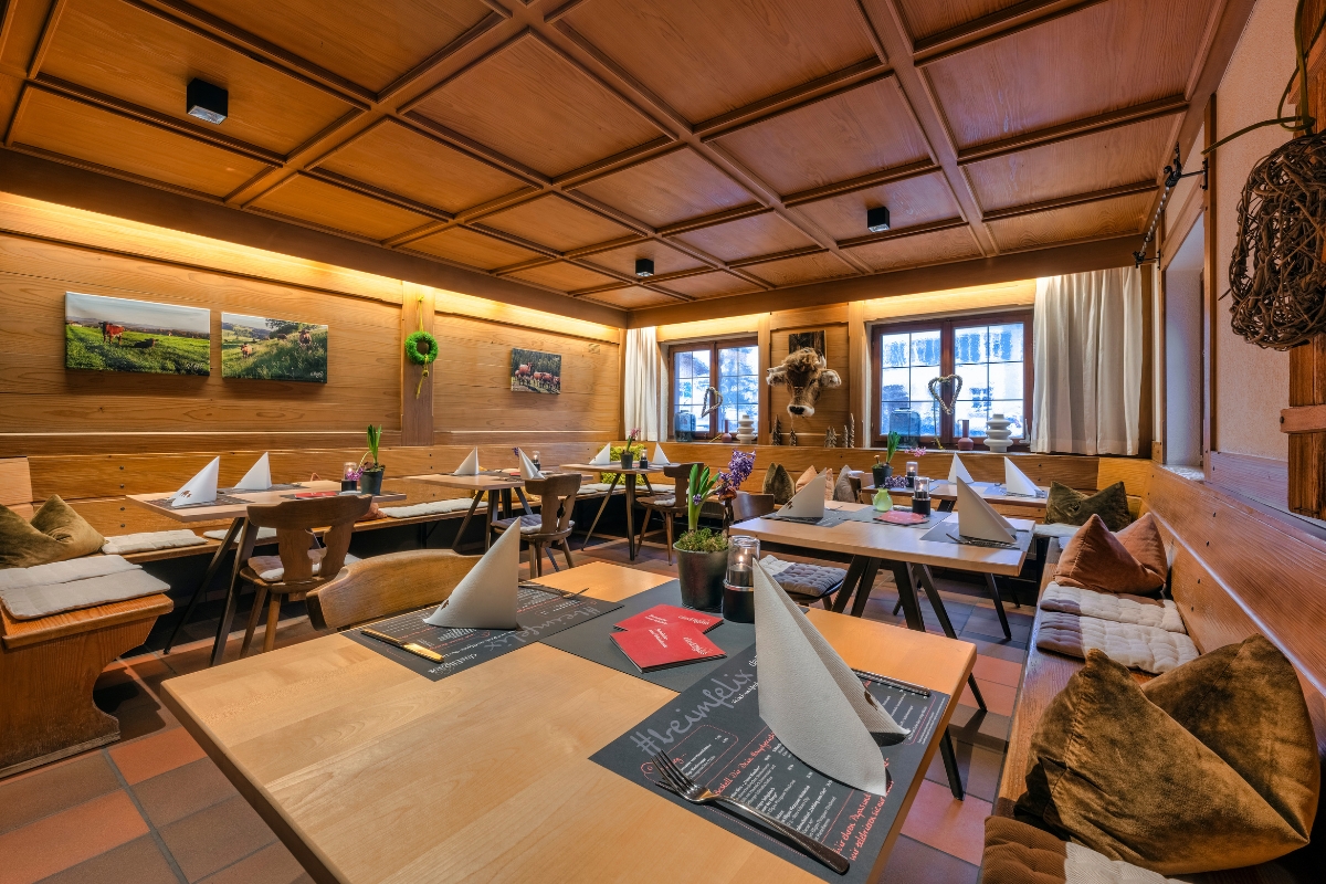 Speisesaal im Ellgass Allgäu Hotel