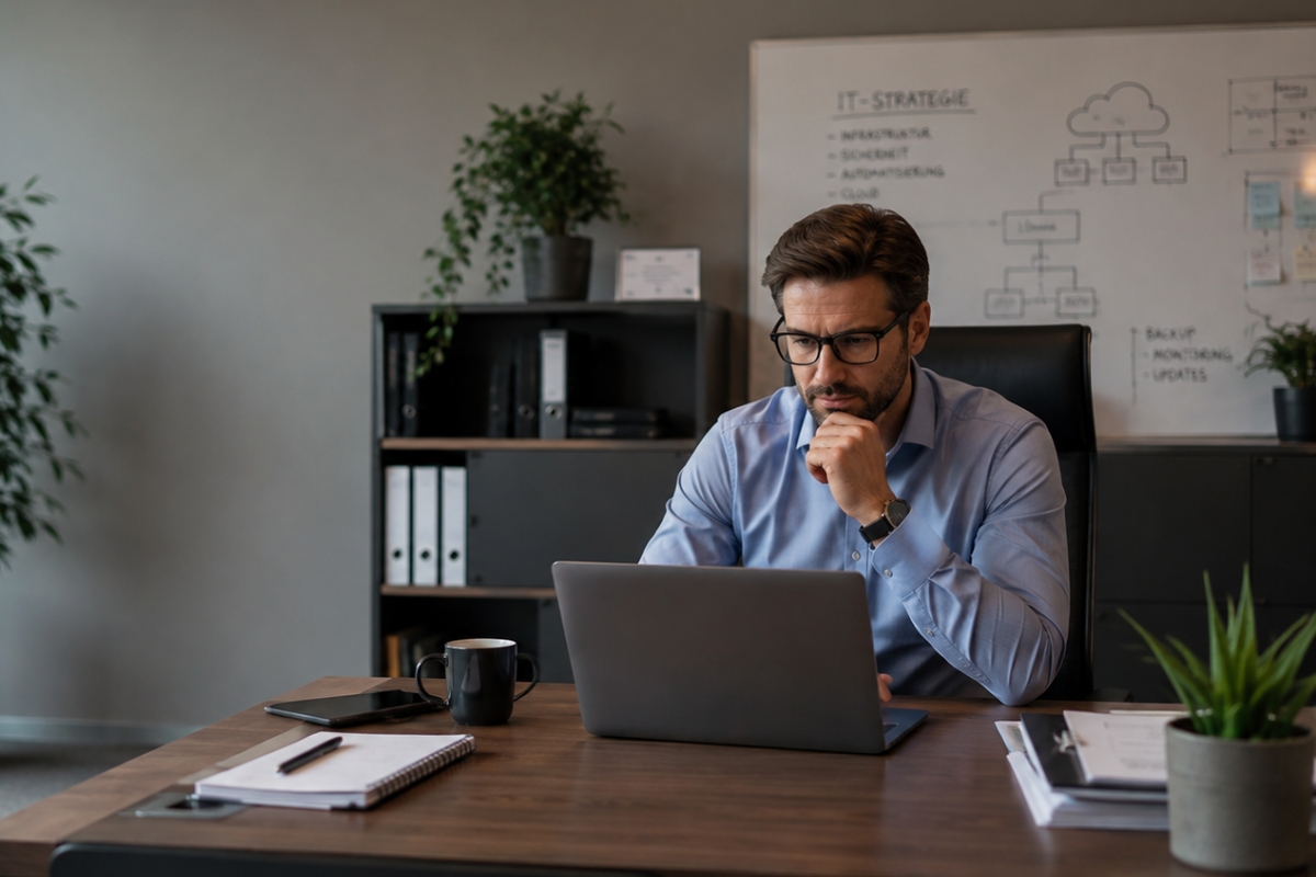 IT-Manager plant Infrastruktur, Cloud und Backups der Hotelsoftware