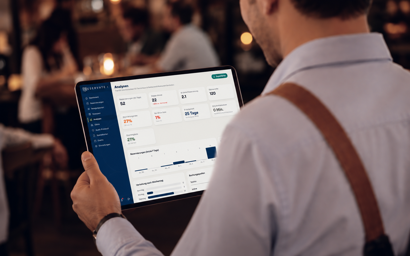 Gäste-CRM mit Allergien, Vorlieben und Stammplatz auf einen Blick